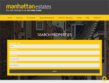 Tablet Screenshot of manhattanestates.co.uk